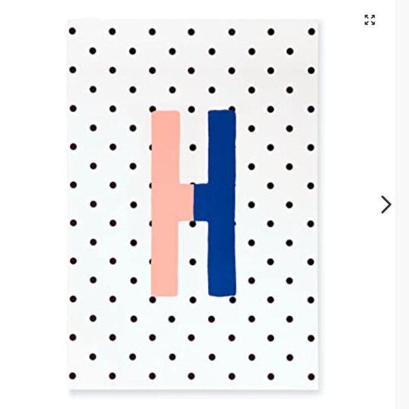 kate spade Initial Notepad Paper Pad H letter brand new with tags - Picture 1 of 5